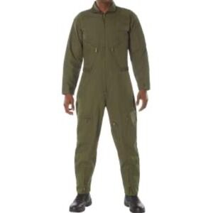Rothco Flight Suit Mens‎ Size medium Pilot Uniform USAF Army Green Military